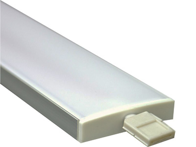картинка Алюминиевый профиль для светодиодной ленты накладной, широкий CAB-284 (арт.10303) от интернет магазина Ampertorg