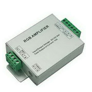 картинка Усилитель для RGB ленты 12A, 144W, 12V. (288W 24V).(арт.AMP12AESB) от интернет магазина Ampertorg