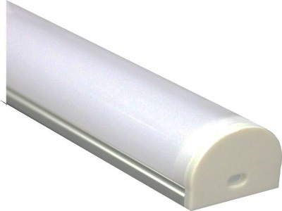 картинка Алюминиевый профиль для светодиодной ленты накладной, круглый CAB-283 (арт.10302) от интернет магазина Ampertorg