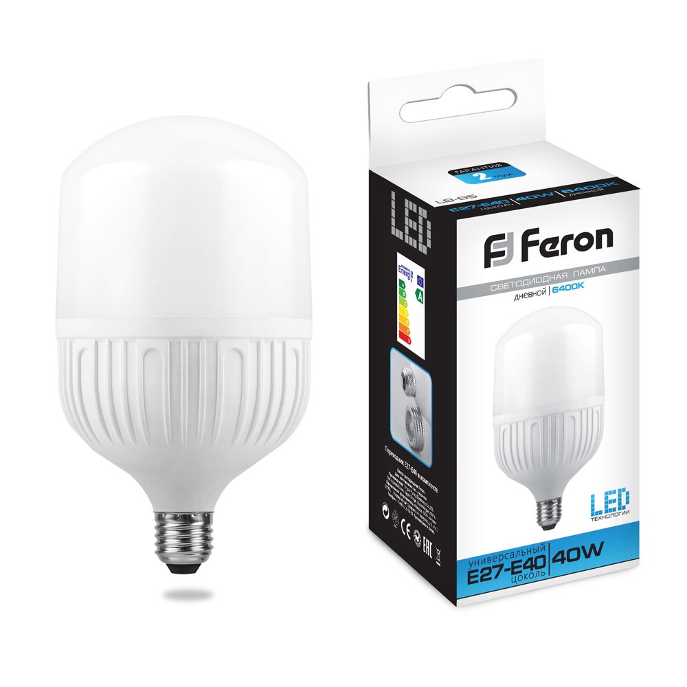 картинка Лампа светодиодная Feron LB-65 E40 50W 4000K(арт.25820) от интернет магазина Ampertorg