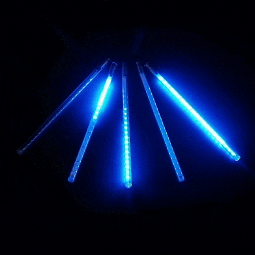 картинка Новогодняя гирлянда Тающие сосульки 24V, 5х0.3м, 160 Led,Цвет свечения синий. (арт.CCL160-10-1B) от интернет магазина Ampertorg