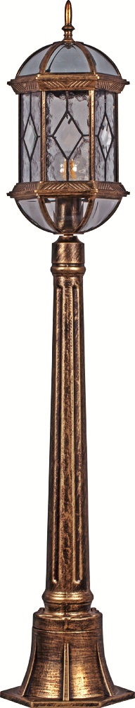 картинка Фонарный столб  PL170. Цвет черное золото (арт. 11338) от интернет магазина Ampertorg