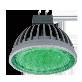 картинка Светодиодная лампа Ecola MR16 LED color Зеленая прозрачное стекло (арт. M2CG42ELC) от интернет магазина Ampertorg