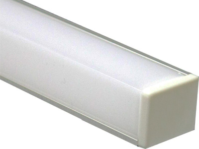 картинка Профиль для светодиодной ленты угловой квадратный 16*16 мм. CAB-281. (арт.10300) от интернет магазина Ampertorg