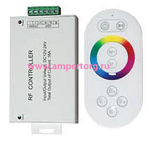 картинка Контроллер для светодиодной ленты белый с П/У 18А12-24V LD56 (арт. 21558) от интернет магазина Ampertorg