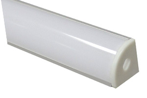 картинка Профиль для светодиодной ленты угловой круглый CAB-280, (арт.10299) от интернет магазина Ampertorg
