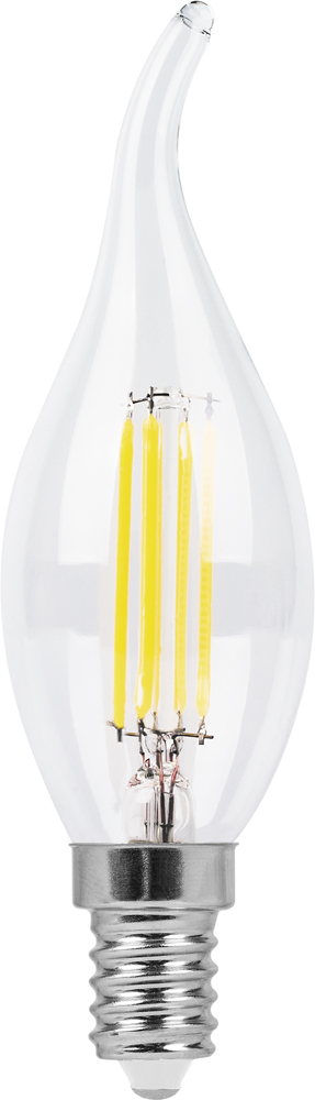 картинка Светодиодная лампа свеча на ветру 5W. LB-59. Цоколь Е14. Цвет свечения 4000К. Белый свет.(арт.25576) от интернет магазина Ampertorg