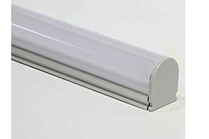 картинка Профиль для светодиодной ленты накладной CAB-275. С круглой крышкой. Длинна 2 м. Ширина 21 мм. Высота 14 мм. (арт.10296) от интернет магазина Ampertorg