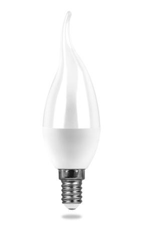 картинка Светодиодная лампа SBC3711 11W 4000K.нейтральный свет, 230V E14 C37T свеча на ветру(арт.55134) от интернет магазина Ampertorg