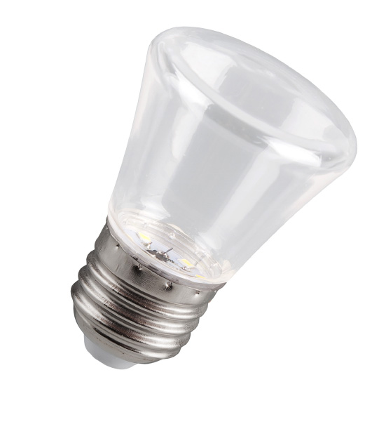 картинка Лампа светодиодная Feron LB-372.Колокольчик прозрачный E27,1W.2700K(арт.25909) от интернет магазина Ampertorg