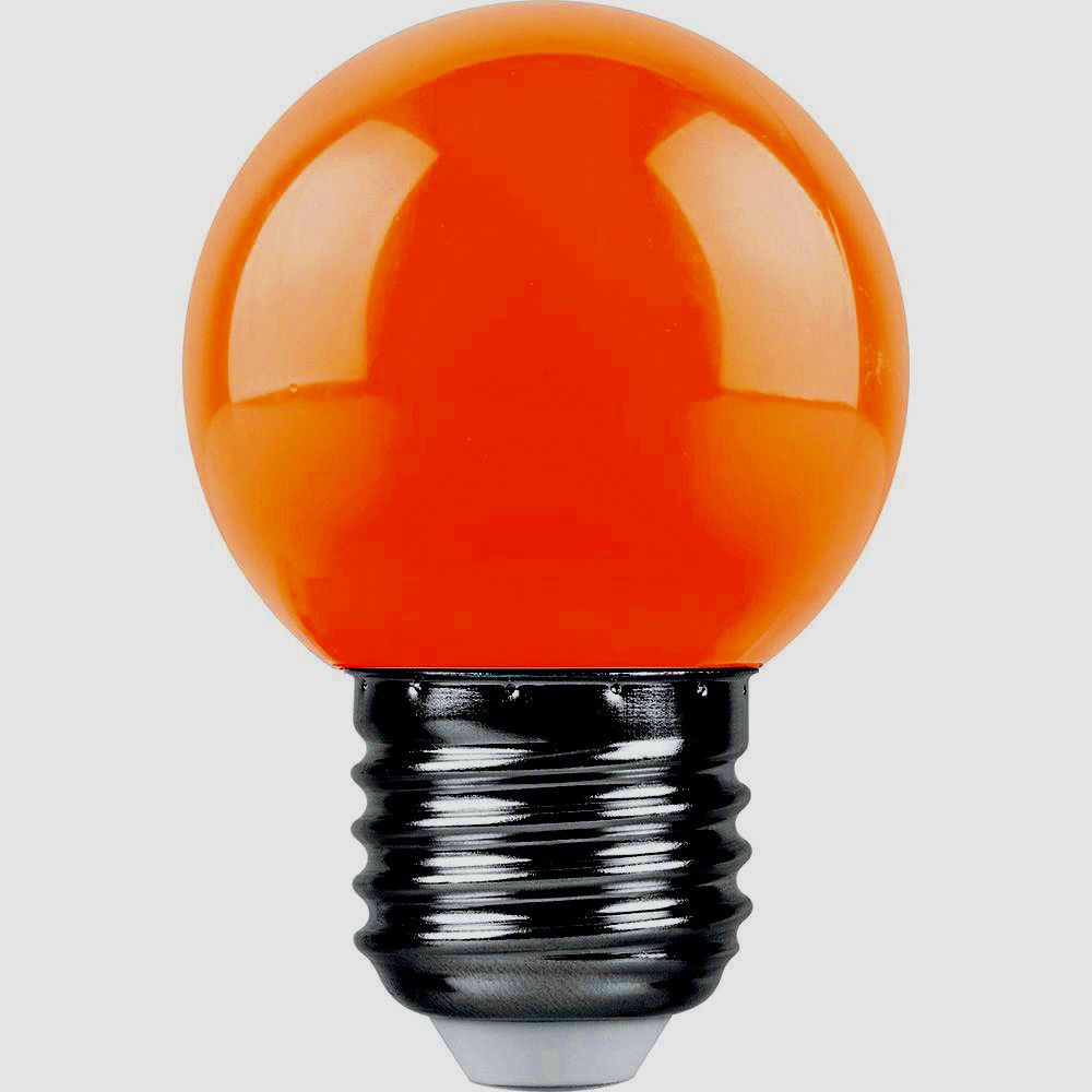 картинка Лампа светодиодная для гирлянд белт лайт LB-37 (1W) 230V E27 оранжевый  G45 38124 от интернет магазина Ampertorg