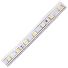 картинка Светодиодная лента Ecola LED strip 220V STD 14,4W/m IP68 14x7 60Led/m Yellow желтая лента  10м.(арт.S10Y14ESB) от интернет магазина Ampertorg