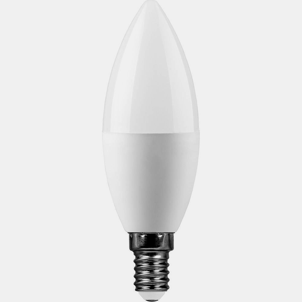 картинка Лампа светодиодная FERON LB-970 (13W) 230V E14 2700K свеча 38107 от интернет магазина Ampertorg