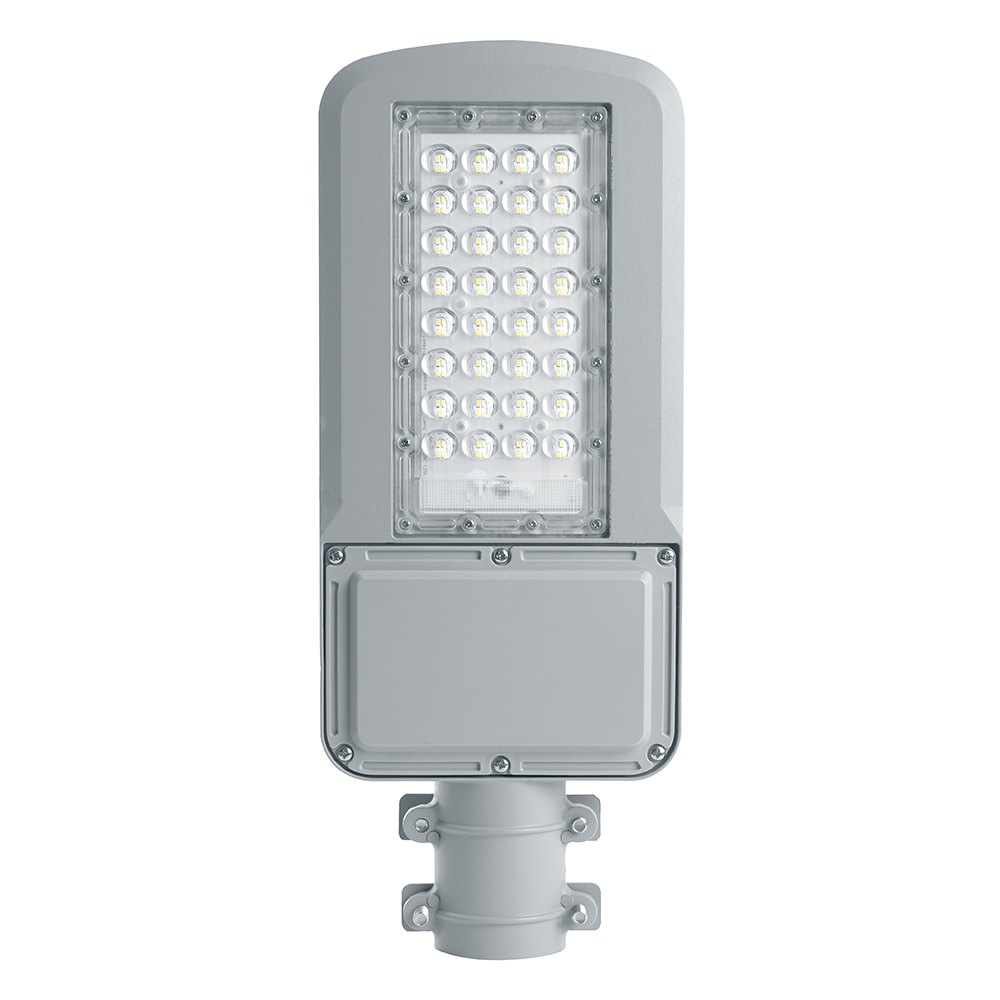 картинка Светодиодный уличный консольный светильник Feron SP3040  50W - 5000K  AC230V/ 50Hz цвет СЕРЫЙ (IP65) диам.40-60мм.41548 от интернет магазина Ampertorg