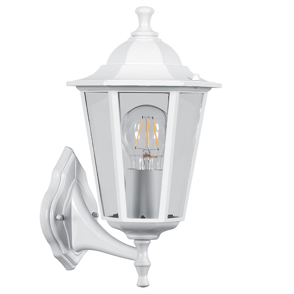 картинка Садово-парковый светильник. 6201. Цвет-белый (арт. 11063) от интернет магазина Ampertorg