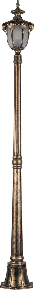 картинка Светильник садово парковый PL4047(столб 1,68м) 60W.черное золото(арт.11427) от интернет магазина Ampertorg