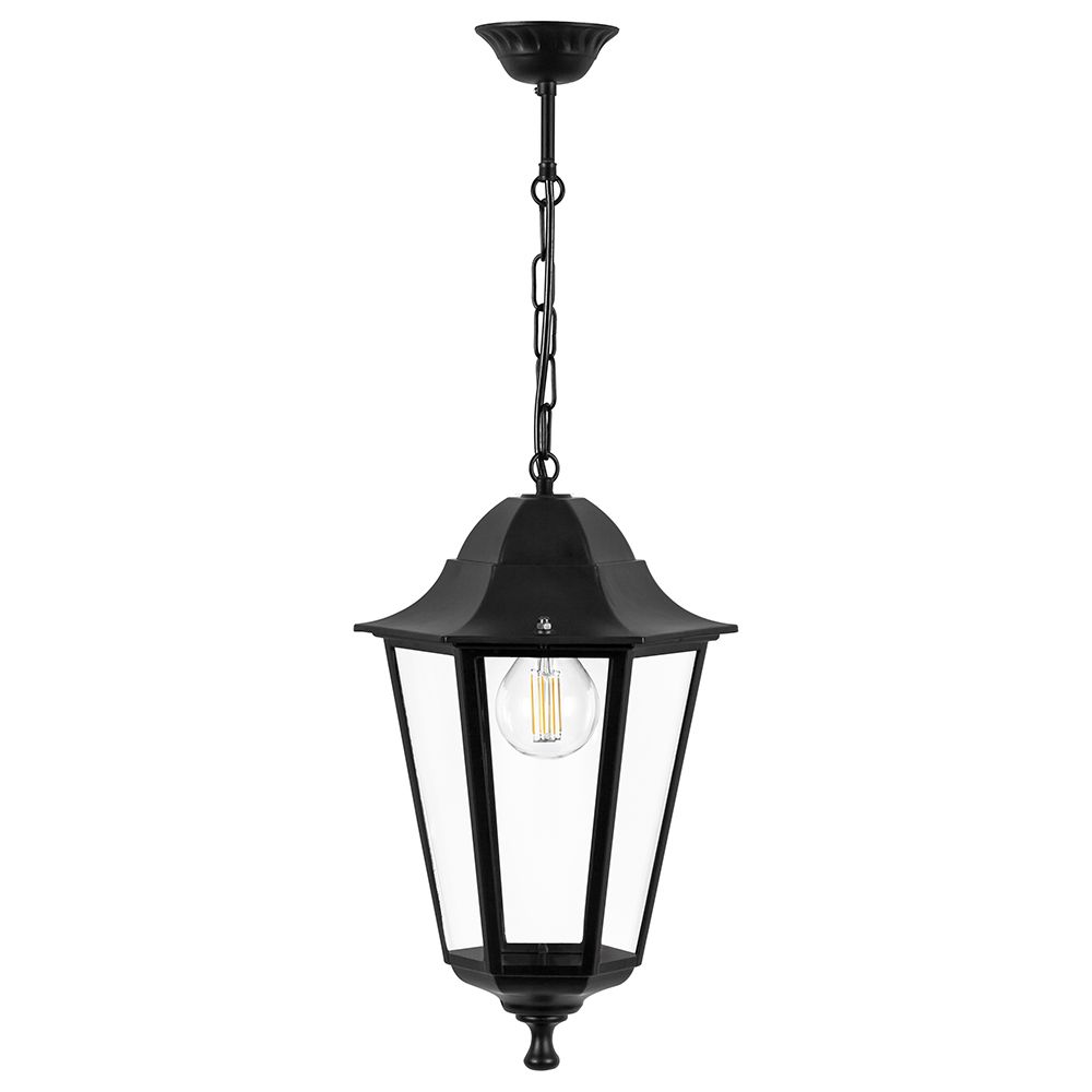 картинка Садово-парковый светильник. 6105. Цвет-черный (арт. 11060) от интернет магазина Ampertorg