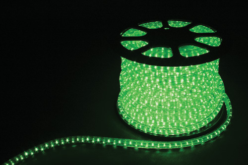 картинка Дюралайт светодиодный Feron LED-F3W 3-х жильный,зеленый 2,88Вт/м,72LED/м,50м,220V(арт.26069) от интернет магазина Ampertorg