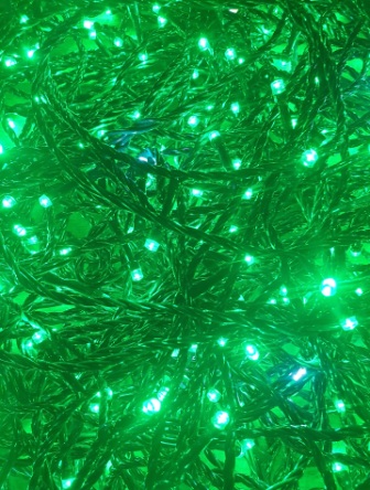 картинка Гирлянда уличная светодиодная 75м.Зелёный свет.Провод зеленый от интернет магазина Ampertorg