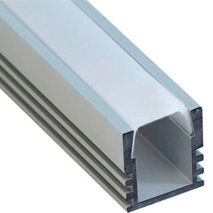 картинка Алюминиевый профиль для светодиодной ленты накладной,высокий CAB261. (арт. 10266) от интернет магазина Ampertorg