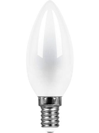 картинка Светодиодная лампа LB-58 (5W) 230V E14 4000K.нейтральный свет, филамент C35 матовая(арт.25648) от интернет магазина Ampertorg