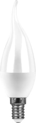 картинка Светодиодная лампа  LB-97 (7W) 230V E14.теплый свет 2700K свеча на ветру(арт.25760) от интернет магазина Ampertorg