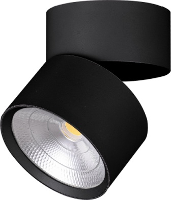 картинка Светодиодный светильник Feron AL520 накладной 15W.4000K.черный(арт.32462) от интернет магазина Ampertorg