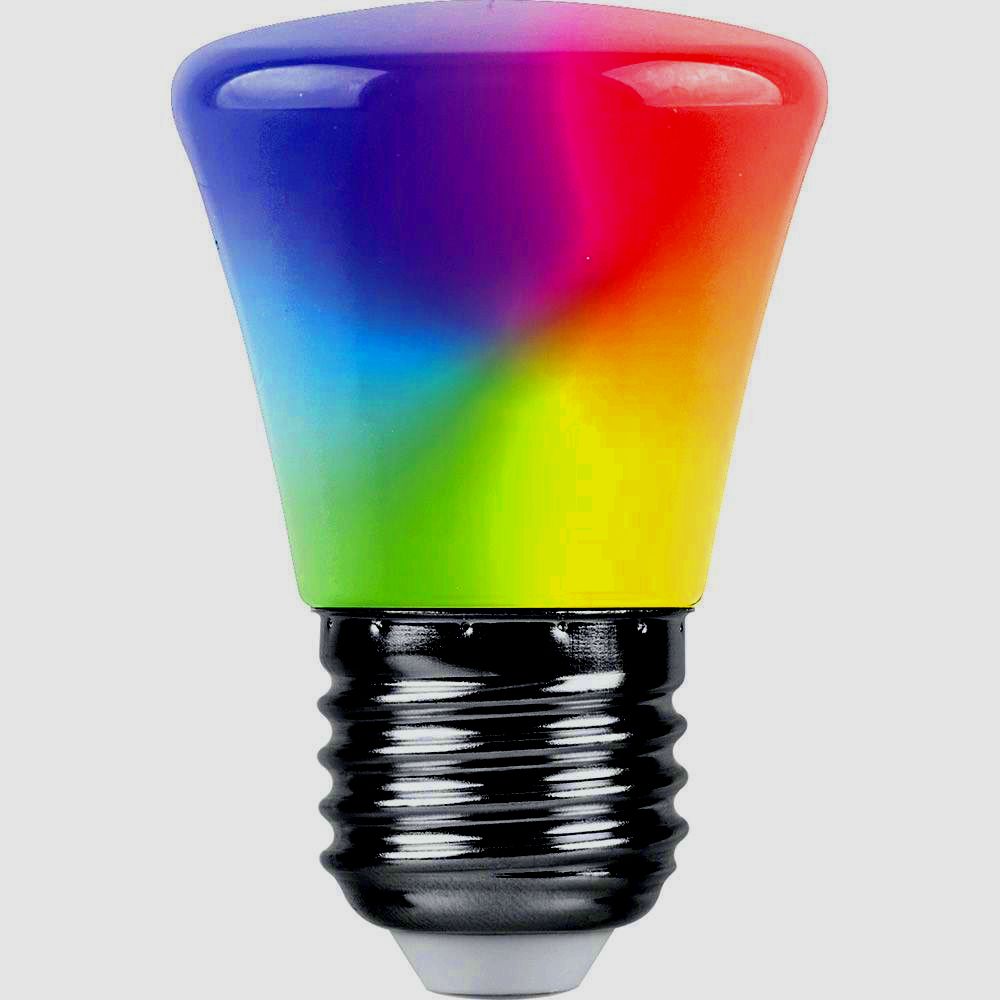 картинка Лампа светодиодная для гирлянд белт лайт LB-372 (1W) 230V E27 RGB Колокольчик  матовый плавная сменая цвета 38117 от интернет магазина Ampertorg