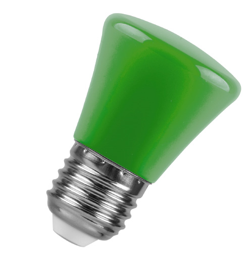 картинка Лампа светодиодная Feron LB-372.Колокольчик E27,1W.зеленый (арт.25912) от интернет магазина Ampertorg