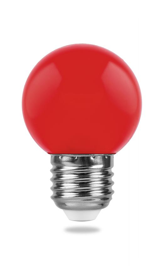 картинка Лампа светодиодная для гирлянд белт лайт E27 1W.Красный от интернет магазина Ampertorg