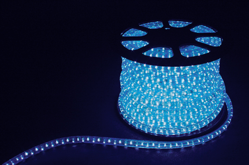 картинка Дюралайт светодиодный. Цвет свечения синий. Кол-во жил 2. (арт. 26065) от интернет магазина Ampertorg