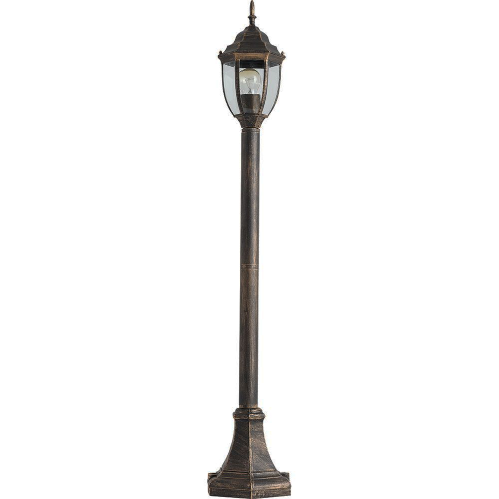 картинка Садово-парковый светильник  Feron PL6006 столб 60W.E27.230V,черное золото(арт.11896) от интернет магазина Ampertorg