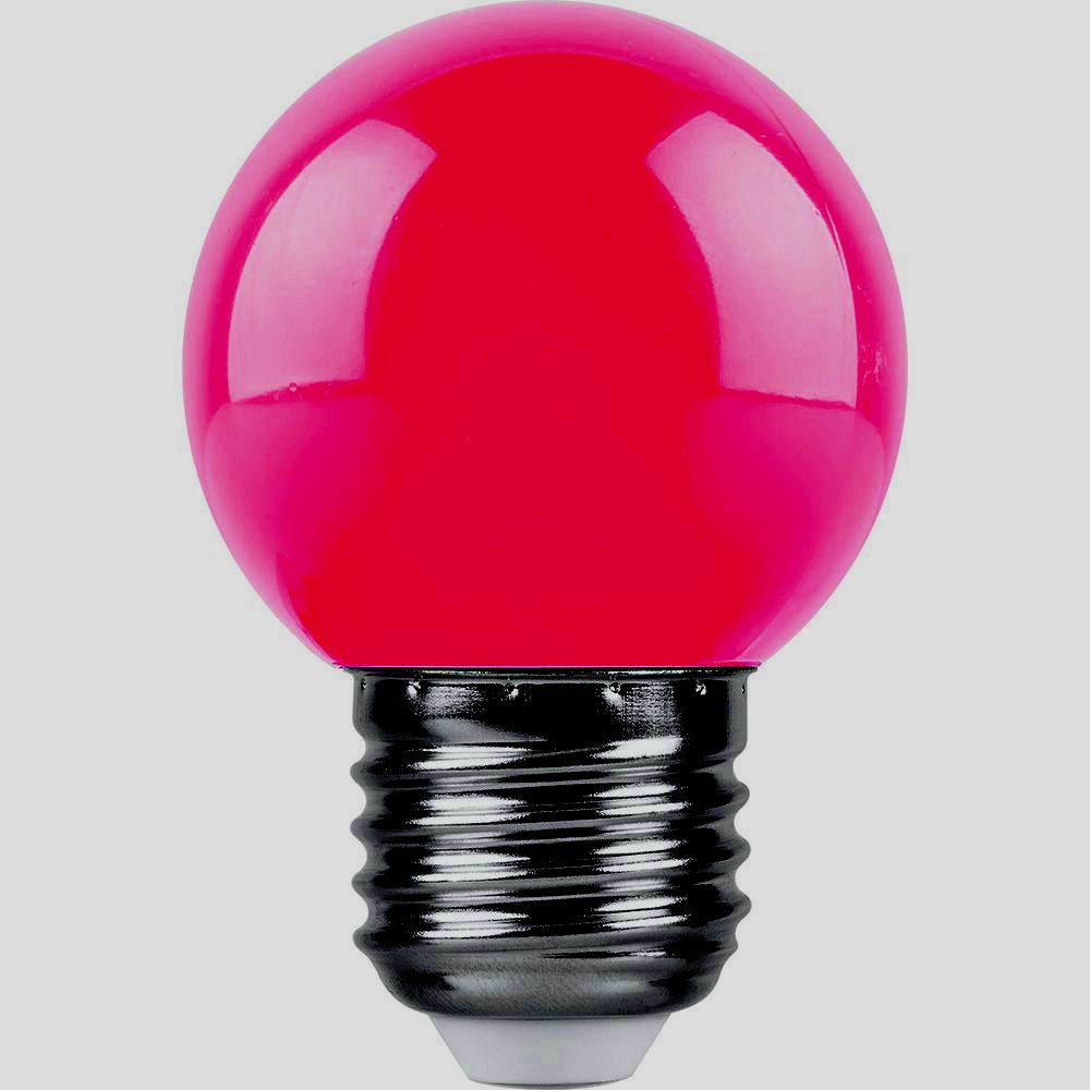 картинка Лампа светодиодная для гирлянд белт лайт LB-37 (1W) 230V E27 розовый  G45 38123 от интернет магазина Ampertorg