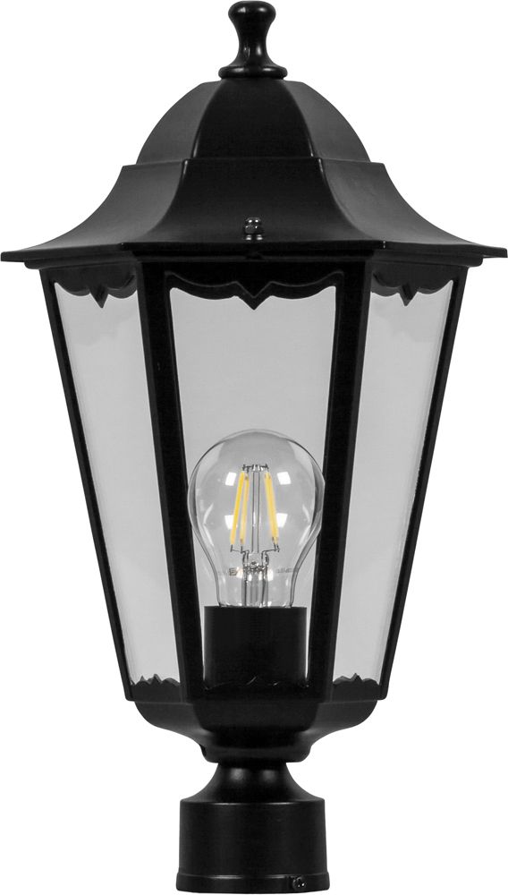 картинка Садово-парковый светильник. 6203. Цвет-черный (арт. 11068) от интернет магазина Ampertorg