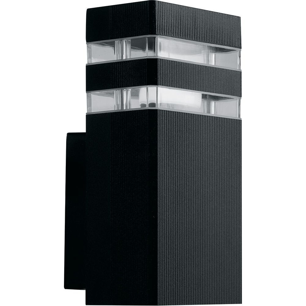 картинка Уличный настенный светильник архитектурный DH0806 230V без лампы E27,  65*110*195мм, черный (на стену вверх) 41153 от интернет магазина Ampertorg