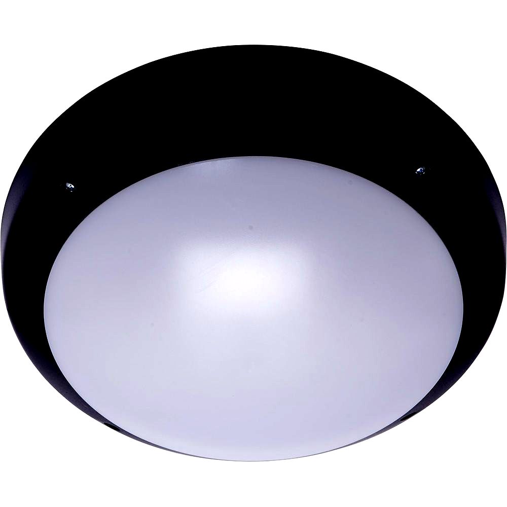 картинка Светильник накладной влагозащищенный под лампу  НБУ 05-60-013 220V 60Вт  Е27 IP64 ,черный, серии Бриз 41365 от интернет магазина Ampertorg