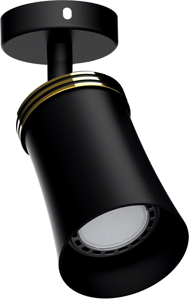 картинка Светильник настенно-потолочный под лампу ML221 1х50W GU10, черный41481 от интернет магазина Ampertorg