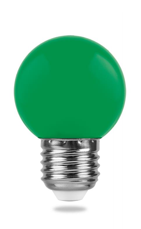 картинка Лампа светодиодная для гирлянд белт лайт E27 1W Зеленый. от интернет магазина Ampertorg