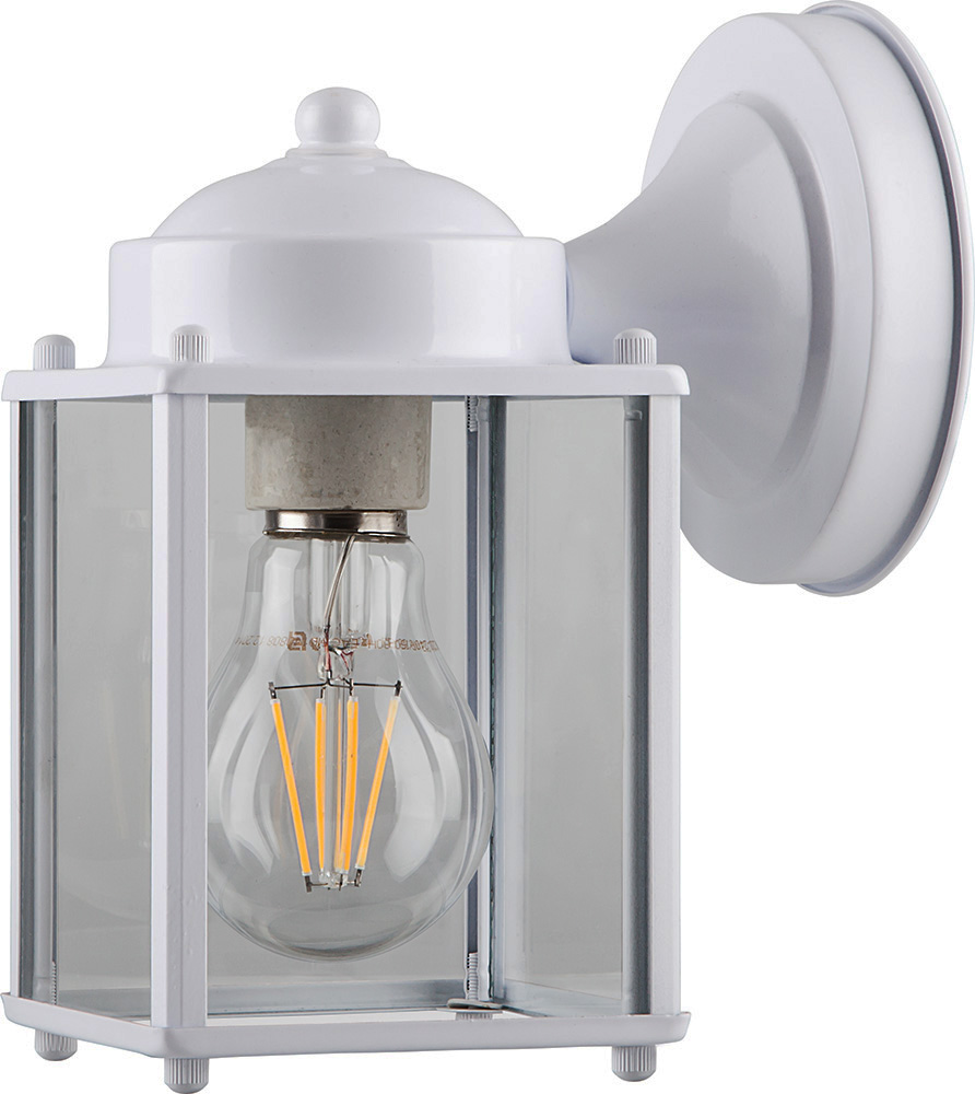картинка Садово-парковый светильник,на стену Feron PL200 60W.E27.230V,белый(арт.11877) от интернет магазина Ampertorg