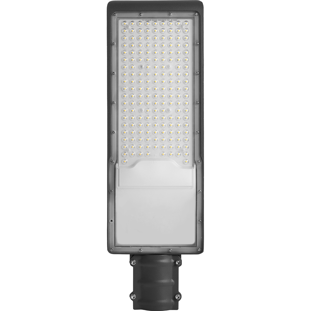картинка Светодиодный уличный консольный светильник Feron SP3035  120W - 6400K  AC230V/ 50Hz цвет СЕРЫЙ (IP65) эконом диам.60 мм.41581 от интернет магазина Ampertorg