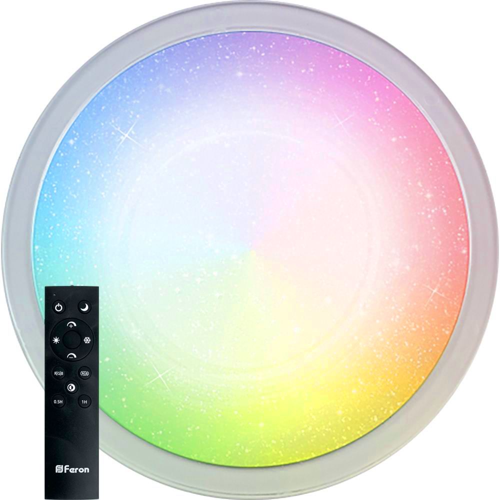 картинка Светодиодная люстра AL5700 STARLIGHT 70W, Max. 5600Lum, RGB + CCT 3000К-6500K, управляемая(арт.41426) от интернет магазина Ampertorg